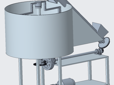 Seedling transplanting machine Modello 3D