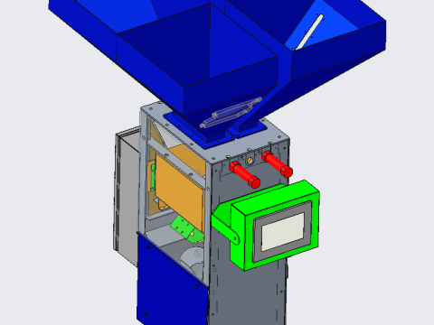 Weighing color master machine Model 3D