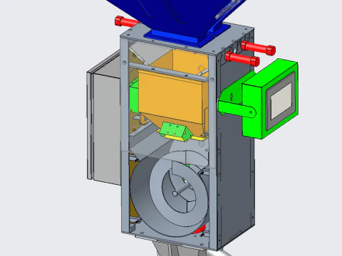 Weighing color master machine 3D Model