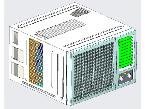 Weighing color master machine 3D 模型