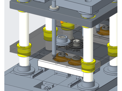 Automatic pressing machine for automobile hinge 3D Model