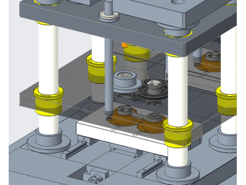 Automatic pressing machine for automobile hinge 3D Model