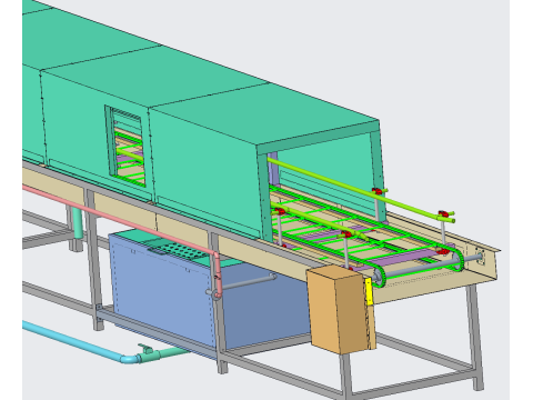 Box washer Modelo 3D