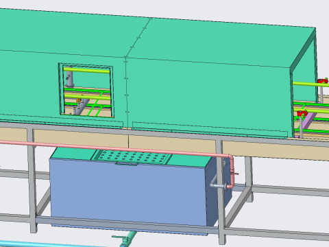 Box washer Modelo 3D