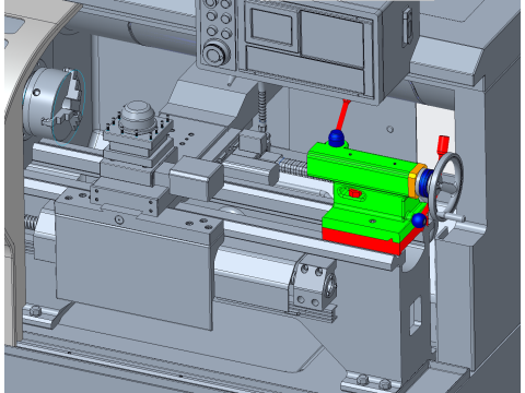 CNC lathe 3D 模型