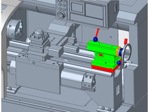 CNC lathe 3D Model