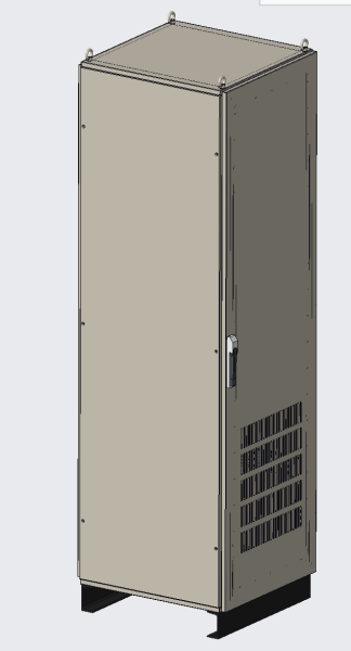 Electric control cabinet 3D Model .c4d .max .obj .3ds .fbx .stl .blend 