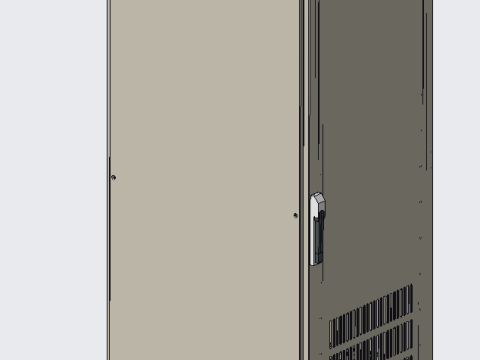 Electric control cabinet 3D Model