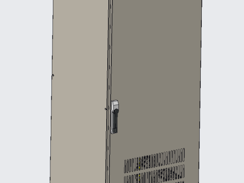 Electric control cabinet 3D Model