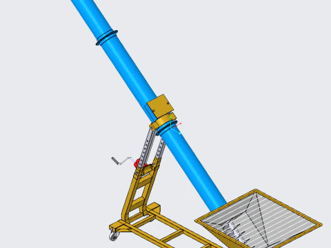 Brewery conveyor 3D Model