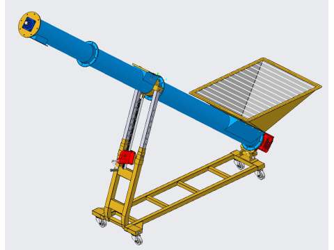 Brewery conveyor 3D Model