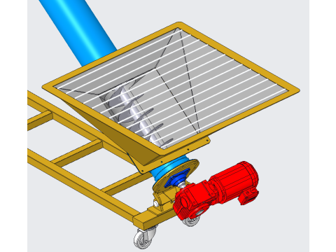 Brewery conveyor 3D Model