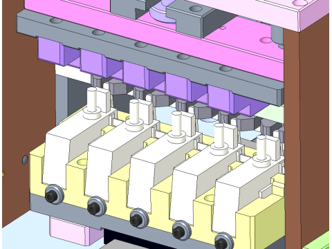 Cutting fixture for reversing rod 3D Модель