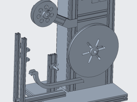 Discharging machine Modelo 3D