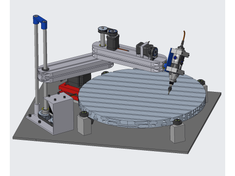 Multi-axis router Model 3D