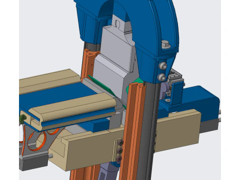 Multifunctional sheet metal bending and shearing machine 3D Model