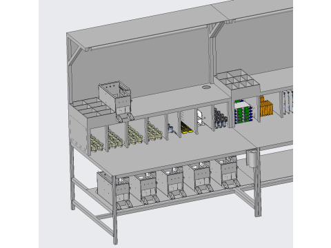 Multifunctional tooling table Model 3D