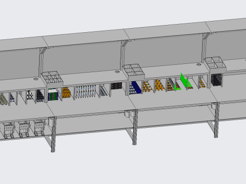 Multifunctional tooling table Model 3D
