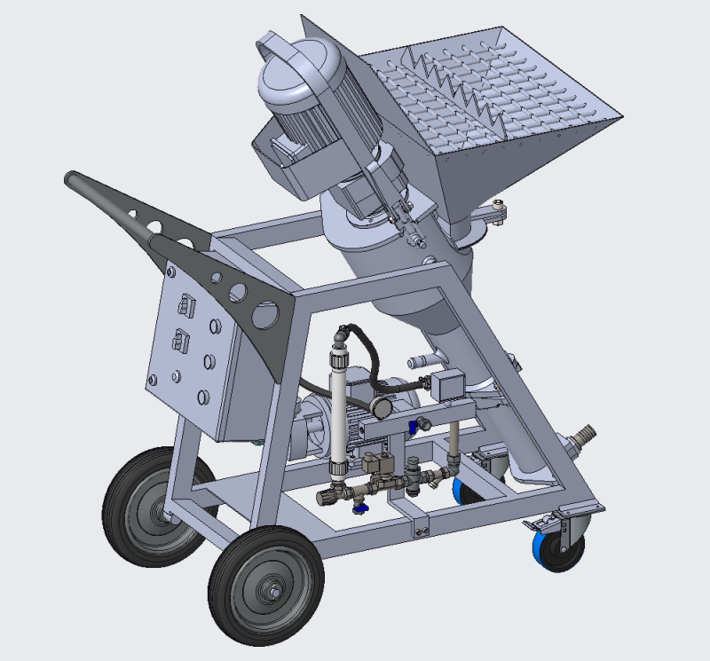 Plastic Molding Machine Modello 3D .c4d .max .obj .3ds .fbx .stl .blend 