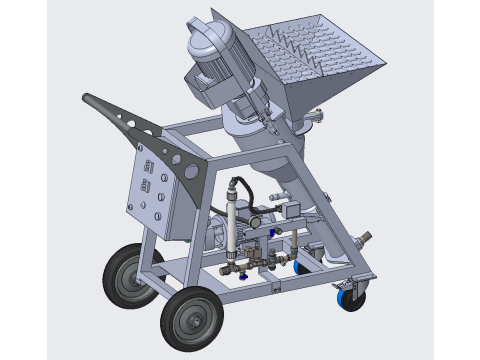 Plastic Molding Machine 3D मॉडल