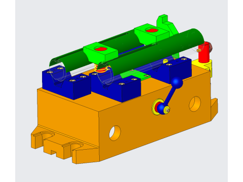 Positioning jig Modello 3D