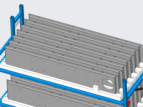 Air outlet adapter plate tool vehicle 3D Model