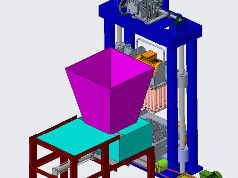 Brick press 3D 模型