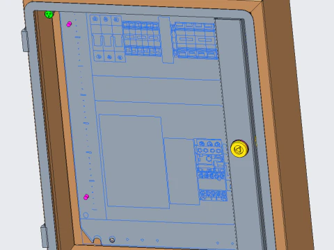 Ch&acirc;ssis IP66 Modèle 3D