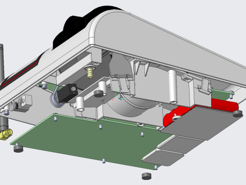 K20 Portable Ticket Printer PROE Modelo 3D