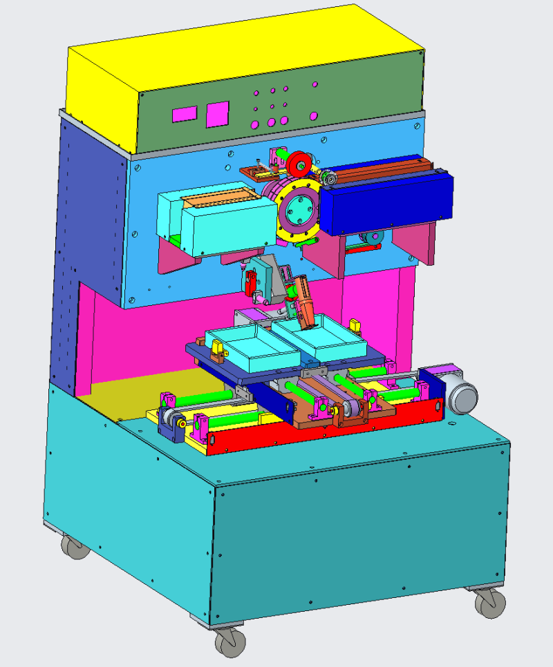 Packaging Machine PROE Modelo 3D .c4d .max .obj .3ds .fbx .stl .blend