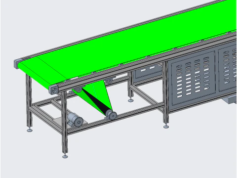 Pesticide removal and disinfection production line 3D Model