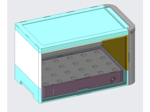 Plant photosynthesis incubator 3D Model