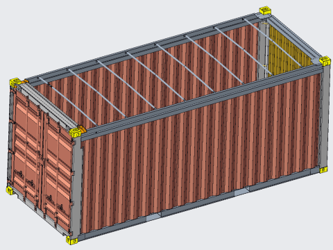 Soft open-top box 3Dモデル