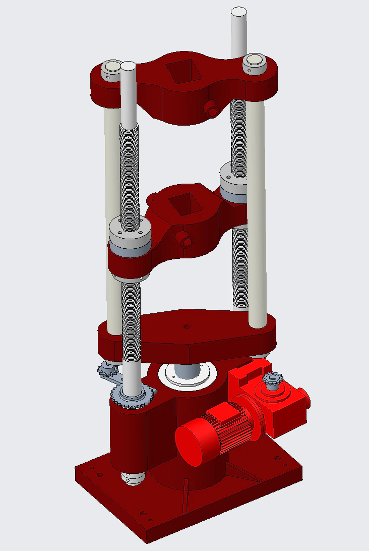 Universal testing machine 3D Model .c4d .max .obj .3ds .fbx .stl .blend 