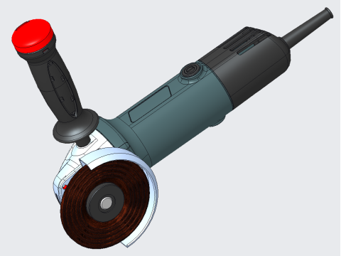 Angle grinder model ProE 3D 模型