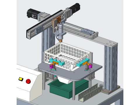 Automatic grinding machine 3D Модель