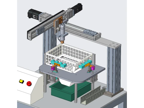 Automatic grinding machine 3D Model
