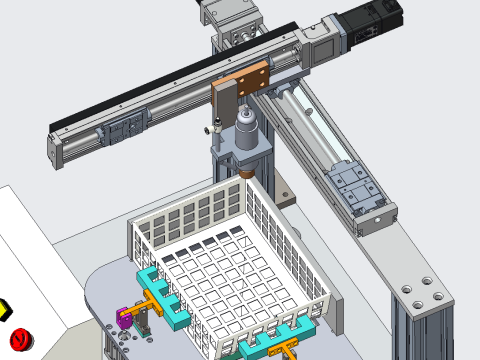 Automatic grinding machine 3D Модель