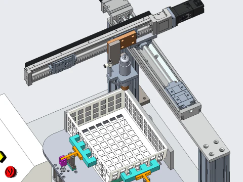 Automatic grinding machine 3D Model
