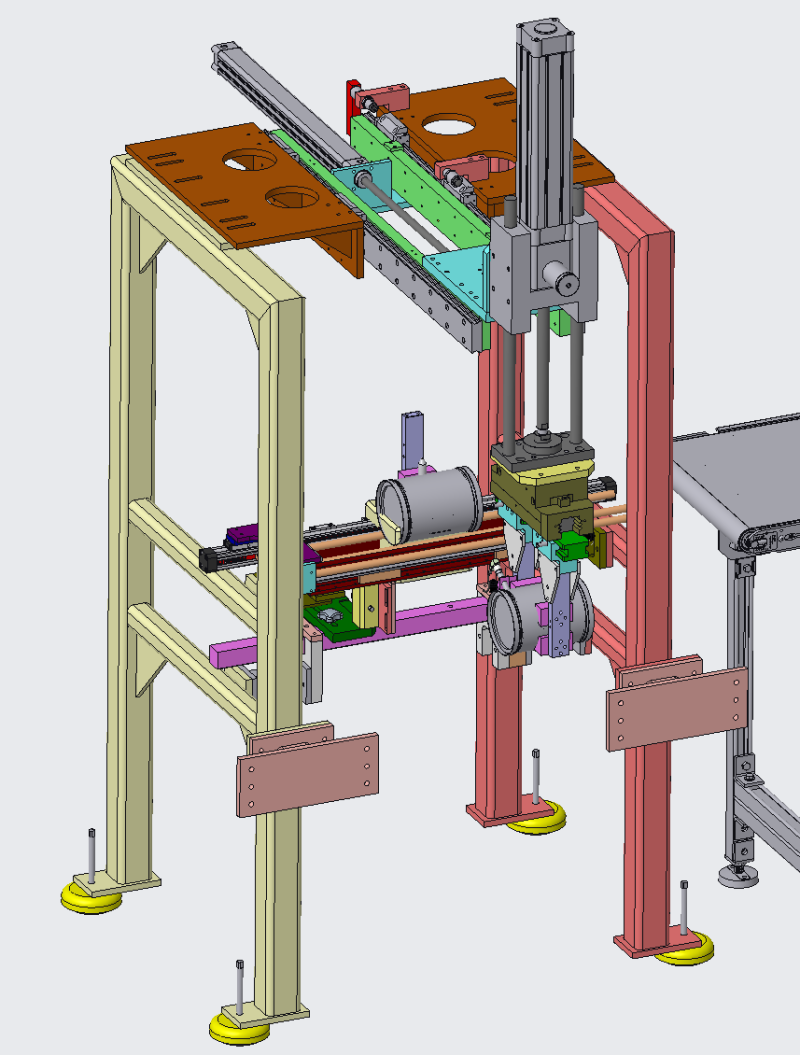 Bearing assembling machine Modelo 3D .c4d .max .obj .3ds .fbx .stl .blend 