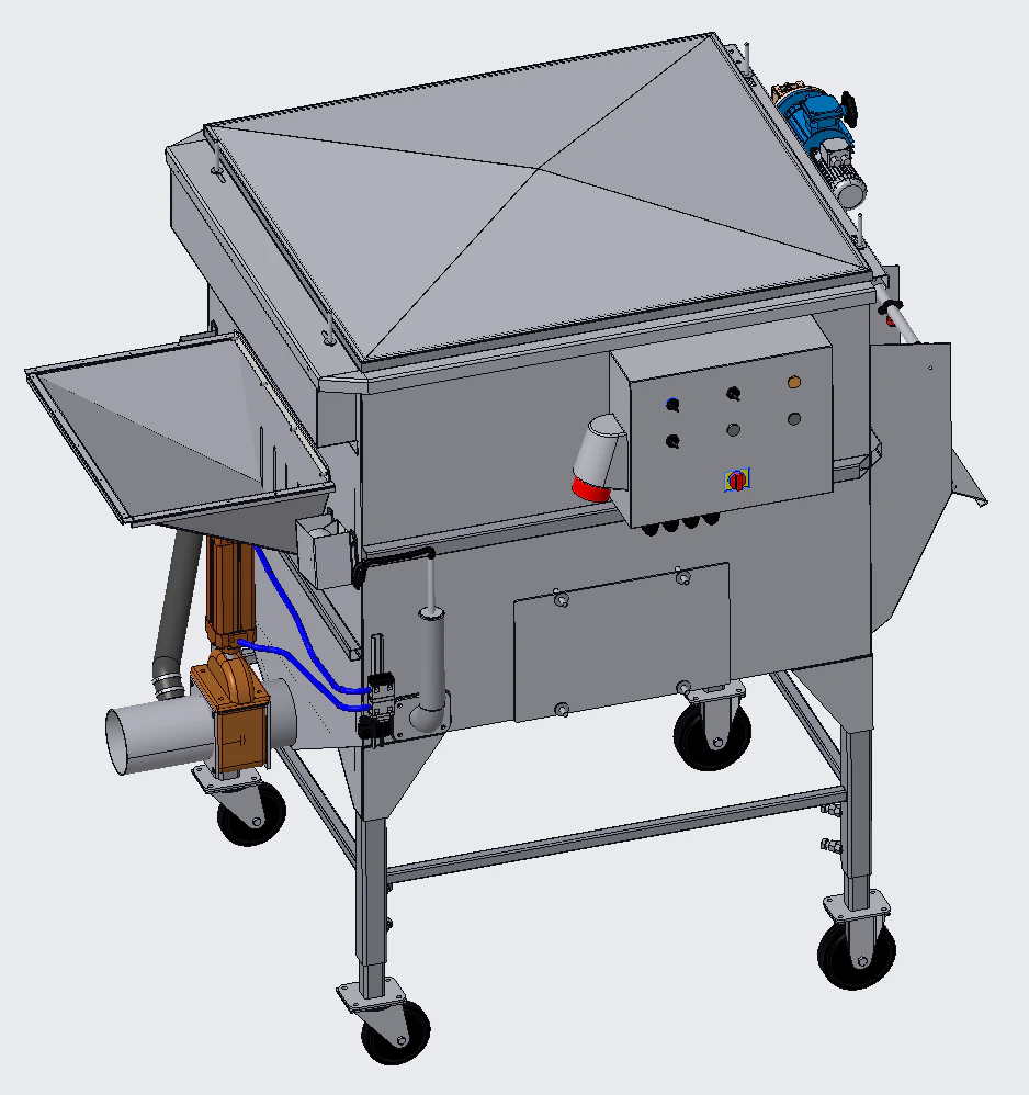 Drum washing machine PROE design 3D Model .c4d .max .obj .3ds .fbx .stl .blend 