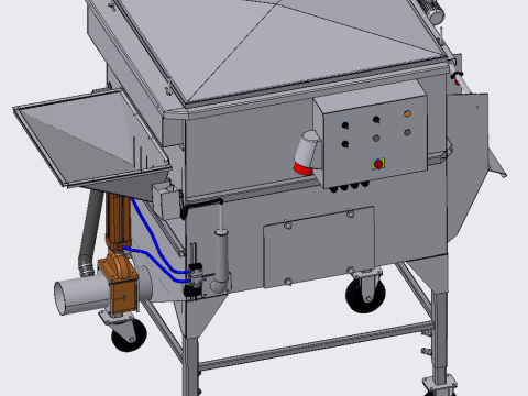 Drum washing machine PROE design 3D 模型