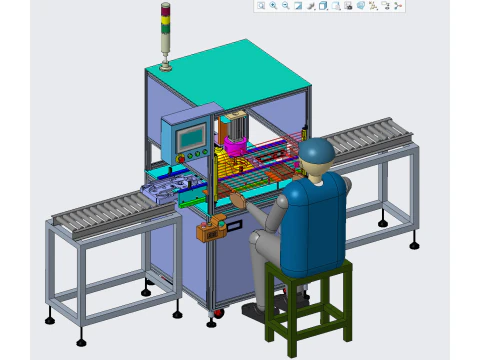 Handheld Automatic Screw Lock Machine PROE 3D Model