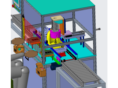 Handheld Automatic Screw Lock Machine PROE 3D 模型