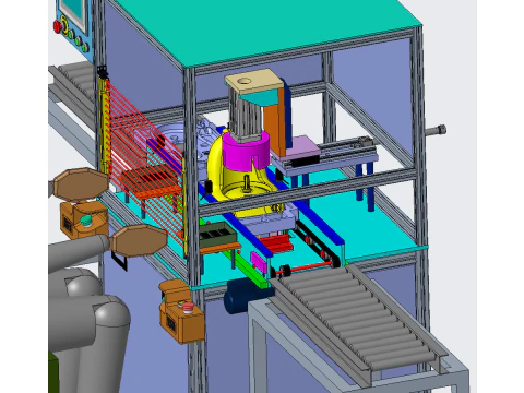 Handheld Automatic Screw Lock Machine PROE 3D Model