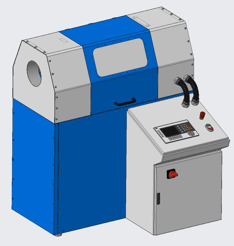 Pipe beveling machine PROE 3D Modell .c4d .max .obj .3ds .fbx .stl .blend