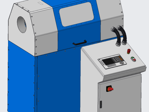 Pipe beveling machine PROE 3D 模型