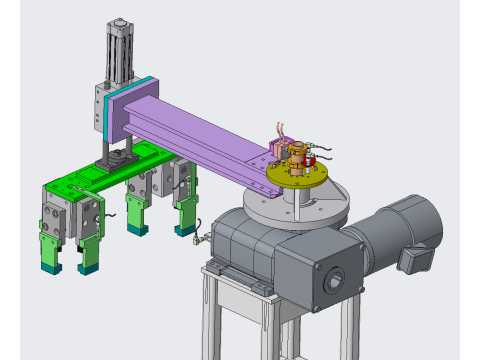 Rotary grasping mechanism 3D 模型