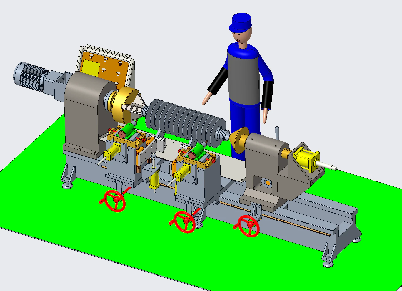 Rubber Trimmer PROE 3D Model .c4d .max .obj .3ds .fbx .stl .blend 