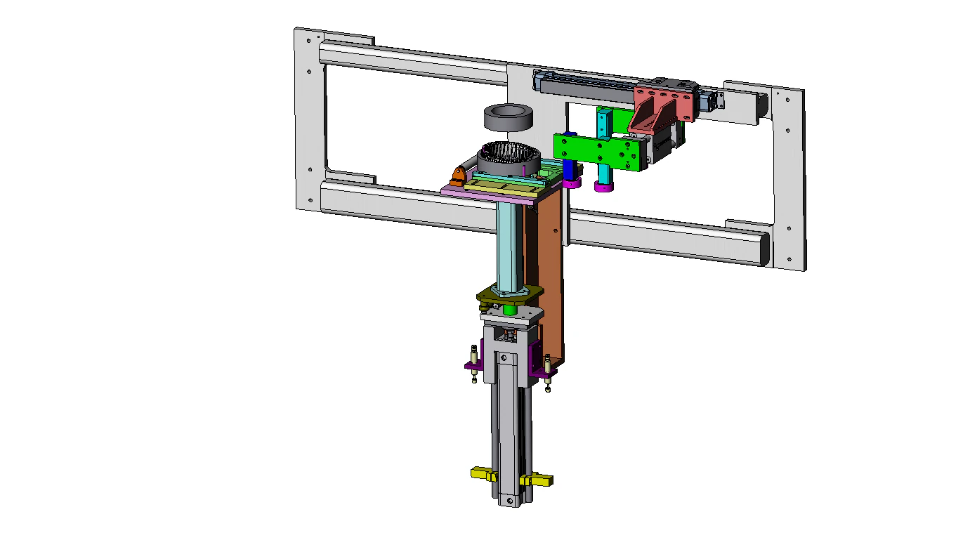 Stator assembling and inserting mechanism 3D Model .c4d .max .obj .3ds .fbx .stl .blend 